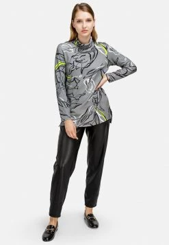 HELMIDGE Femme T Shirt Imprimé Grau