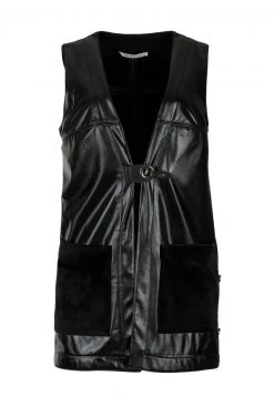 HELMIDGE Femme Veste Sans Manches Black -HELMIDGE Soldes Boutique 67a18e5b224e4df99d291097f73f124f