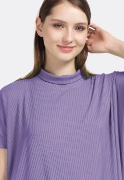 HELMIDGE Femme T Shirt Imprimé Helllila -HELMIDGE Soldes Boutique 67cea2084fd840a6b7e7000af1faa9fc