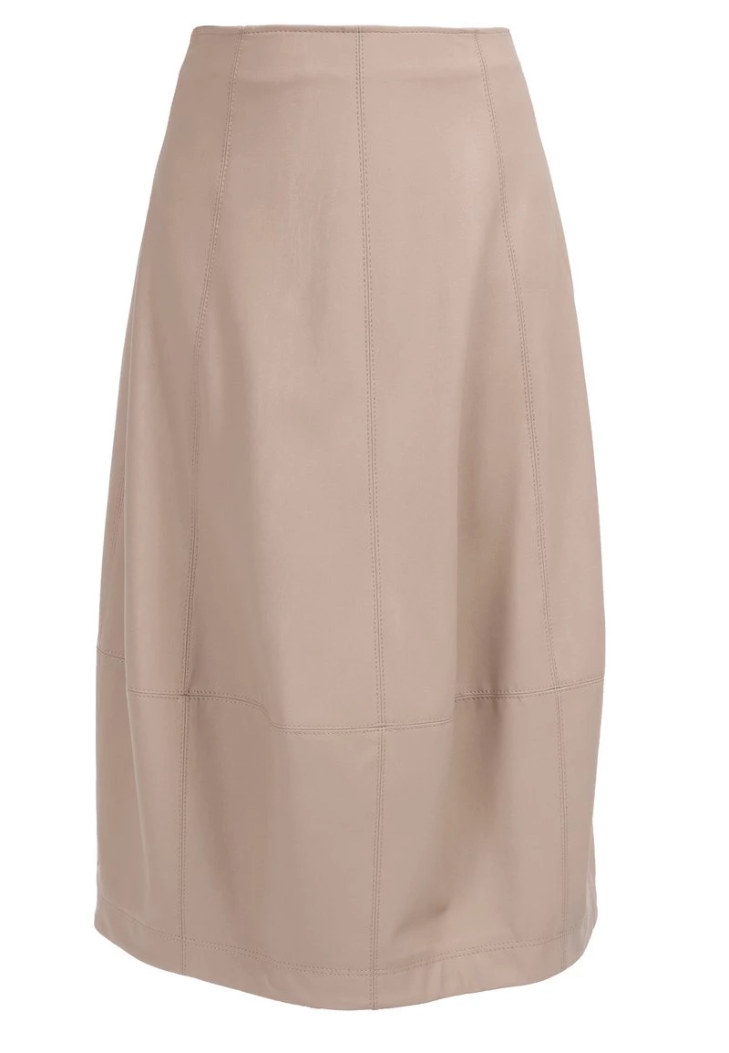 HELMIDGE Femme Jupe Trapèze Beige 7 HELMIDGE Femme Jupe Trapèze Beige – Image 5