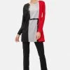HELMIDGE Femme Blouse Rot Schwarz -HELMIDGE Soldes Boutique 6a12c58d74c7438c92adff431283a5f9