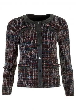 HELMIDGE Femme Blazer Milchig Schwarz -HELMIDGE Soldes Boutique 6a81cca78120416c955381e7e5fb4e20