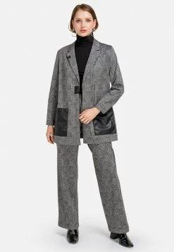 HELMIDGE Pantalon Classique Grau Femme