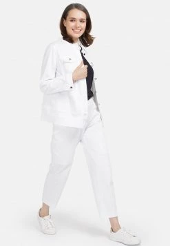 HELMIDGE Veste En Jean Weiss Femme -HELMIDGE Soldes Boutique 6e16afd324124ea19a9fce3d7a329392