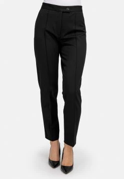 HELMIDGE Femme Pantalon Classique Schwarz