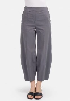 HELMIDGE Femme Pantalon Classique Dunkel Grau