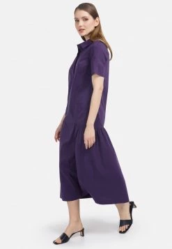 HELMIDGE Femme Robe Chemise Lila -HELMIDGE Soldes Boutique 719376f65cc04e7a8235c54a3d8c0b2c