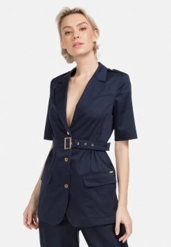 HELMIDGE Femme Blazer Dunkel Blau -HELMIDGE Soldes Boutique 7289804af649472e986e6de00f7771af