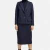 HELMIDGE Blazer Dunkel Blau Femme -HELMIDGE Soldes Boutique 73f93ab87576468d89d2cdf99b7a3a12