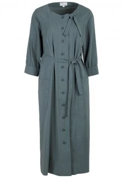 HELMIDGE Femme Robe Chemise Dunkel Grun -HELMIDGE Soldes Boutique 742d4873b13b42da867d64f313dfbbe6