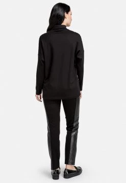 HELMIDGE T Shirt à Manches Longues Schwarz Weiss Femme -HELMIDGE Soldes Boutique 745d4fdb02db4dd7bbe06cc6571f2a10