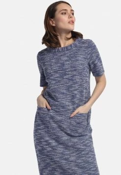 HELMIDGE Femme Robe Pull Hellblau -HELMIDGE Soldes Boutique 749608b948904d2d8bc72d477463267f