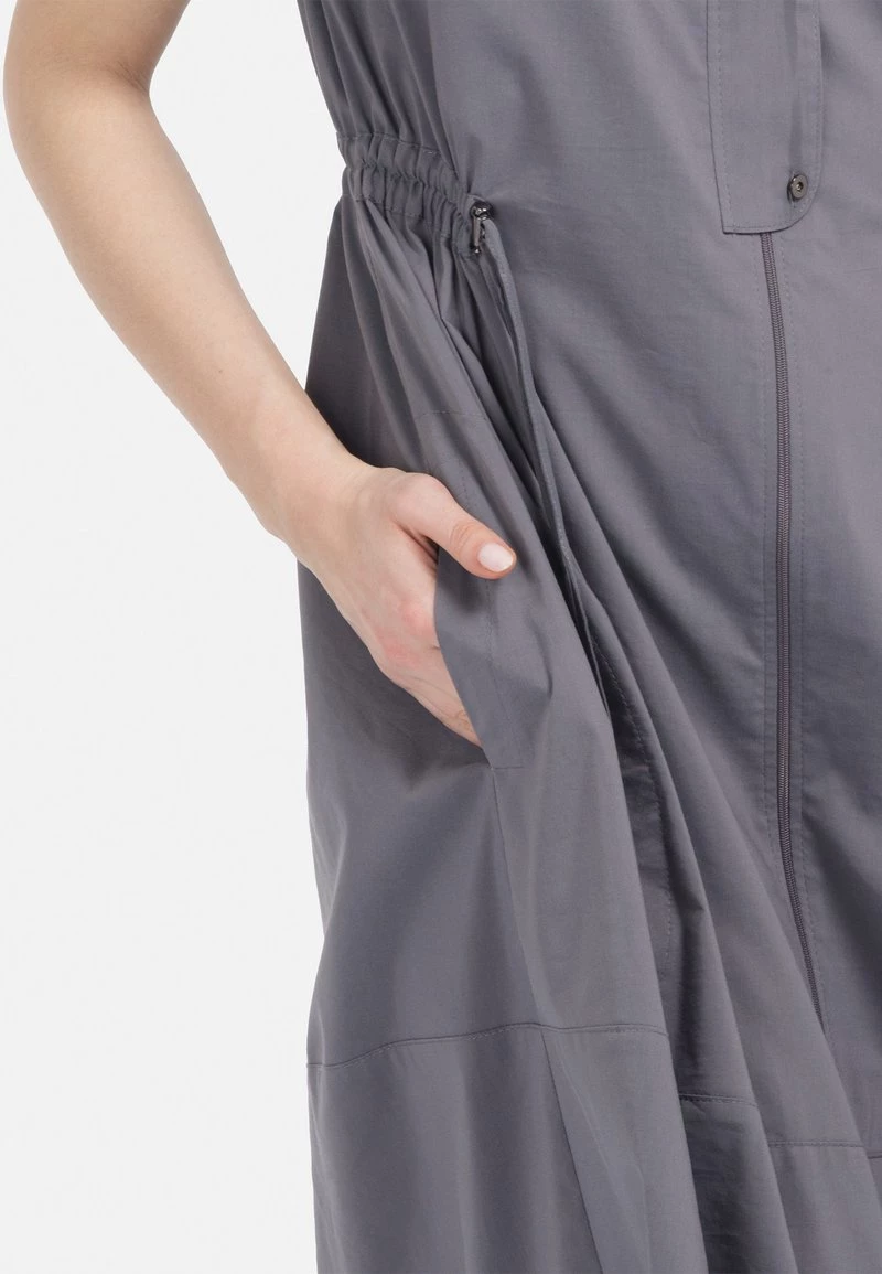 HELMIDGE Robe Longue Dunkel Grau Femme 6 HELMIDGE Robe Longue Dunkel Grau Femme – Image 4