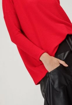 HELMIDGE Femme Pullover Rot -HELMIDGE Soldes Boutique 74bd3503df7743e691e4c0f1f45a61b2