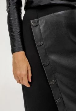 HELMIDGE Femme Jupe Trapèze Schwarz -HELMIDGE Soldes Boutique 75e62934bb784d08b39fc5b33a4ec1ac