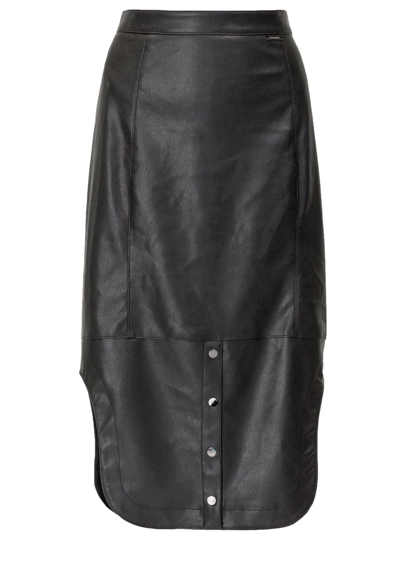 HELMIDGE Femme LEDERROCK LEDERROCK Jupe En Cuir Schwarz 8 HELMIDGE Femme LEDERROCK LEDERROCK Jupe En Cuir Schwarz – Image 6