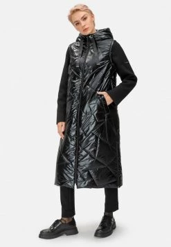HELMIDGE Femme Veste D'hiver Schwarz