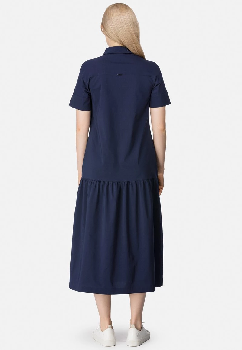 HELMIDGE Robe Chemise Blau Femme 4 HELMIDGE Robe Chemise Blau Femme – Image 2