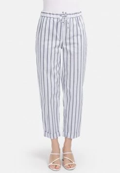 HELMIDGE GUMMIBUND Pantalon Classique Weiss Femme