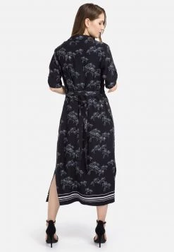 HELMIDGE Robe Chemise Schwarz Femme -HELMIDGE Soldes Boutique 77a83dac37e74584b386e22cc9834e02