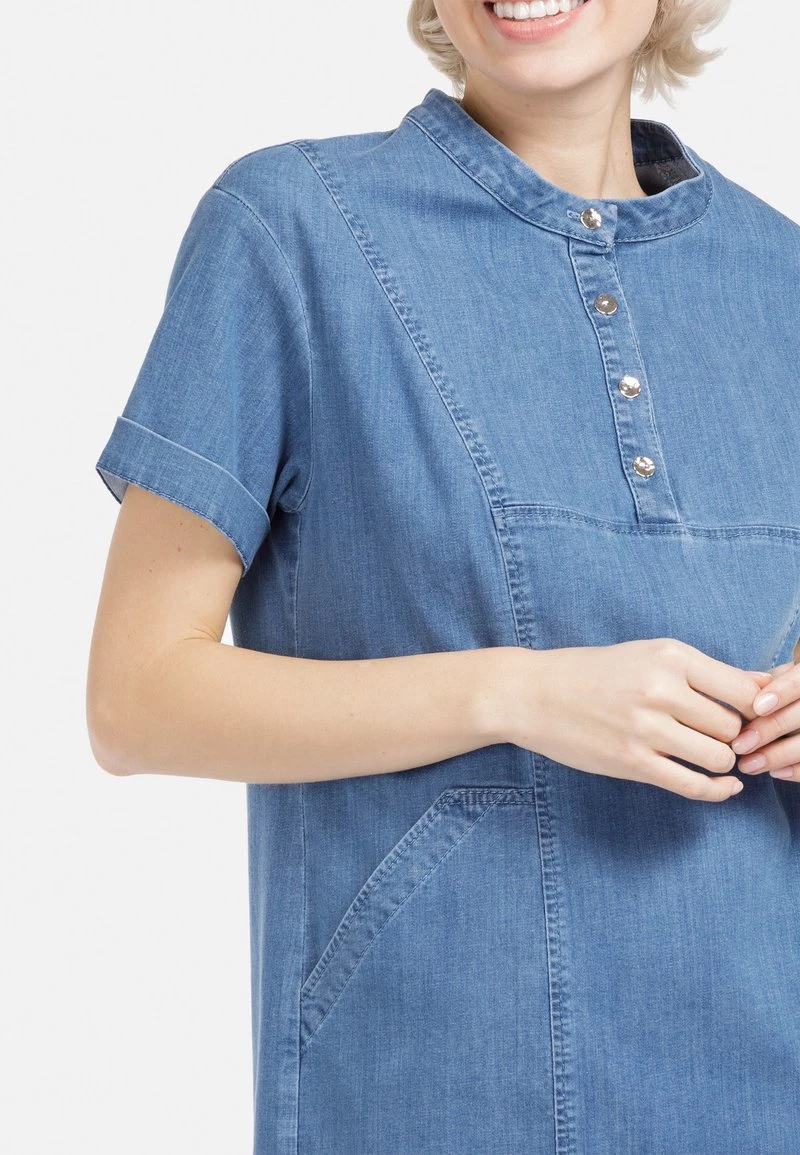 HELMIDGE Femme Robe En Jean Blau 8 HELMIDGE Femme Robe En Jean Blau – Image 6