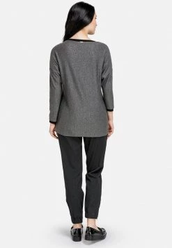 HELMIDGE STOFFHOSE Chino Dunkel Grau Femme -HELMIDGE Soldes Boutique 78853e5538184325a5cb1ca70d9f2a0f