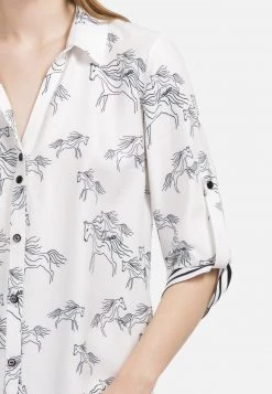 HELMIDGE Femme Chemisier Weiss -HELMIDGE Soldes Boutique 78b211cd322645fb8dc7f94cc0ad6cd9