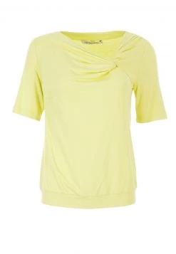 HELMIDGE KNOTEN AUSSCHNITT Blouse Gelb Femme 13 HELMIDGE KNOTEN AUSSCHNITT Blouse Gelb Femme -HELMIDGE Soldes Boutique 78fce20bc382451a915b3383699924c3