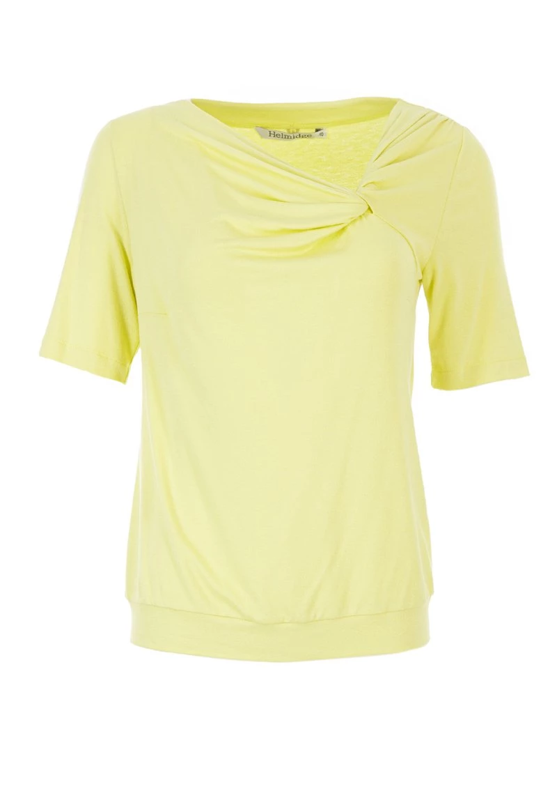 HELMIDGE KNOTEN AUSSCHNITT Blouse Gelb Femme 8 HELMIDGE KNOTEN AUSSCHNITT Blouse Gelb Femme – Image 6