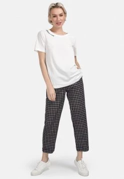 HELMIDGE Femme T Shirt Imprimé Milchig