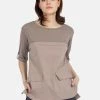 HELMIDGE Femme Blouse Beige -HELMIDGE Soldes Boutique 7a6a19cd38074984918561fb7c31a17e
