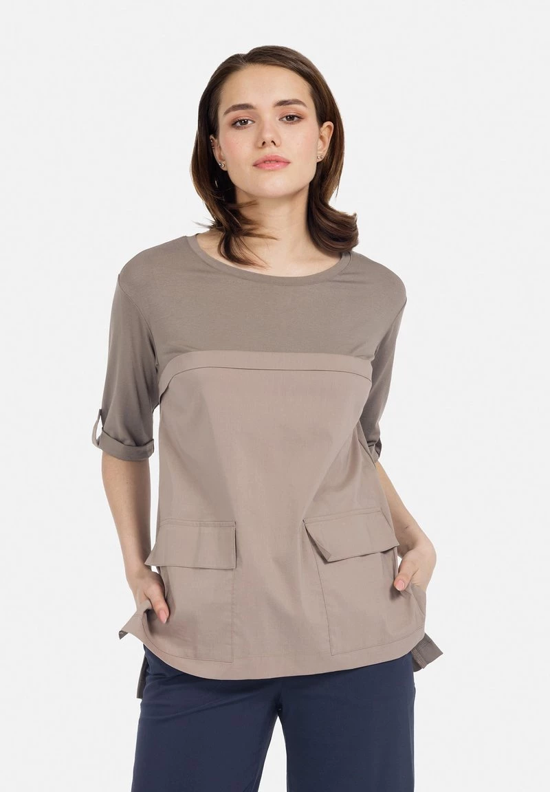 HELMIDGE Femme Blouse Beige 3 HELMIDGE Femme Blouse Beige