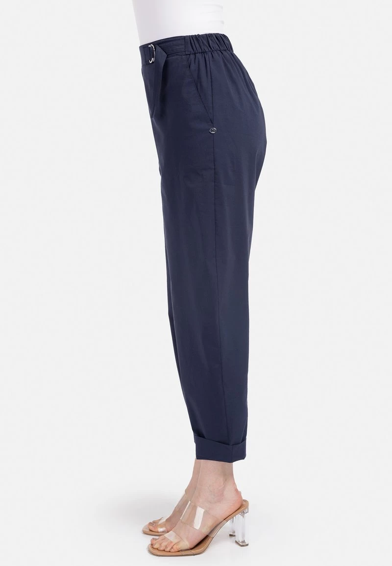 HELMIDGE Femme Pantalon Classique Dunkel Blau 4 HELMIDGE Femme Pantalon Classique Dunkel Blau – Image 2
