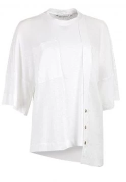 HELMIDGE T Shirt Basique Weiss Femme -HELMIDGE Soldes Boutique 7df1500dc68642dc8e7b1905e81add16