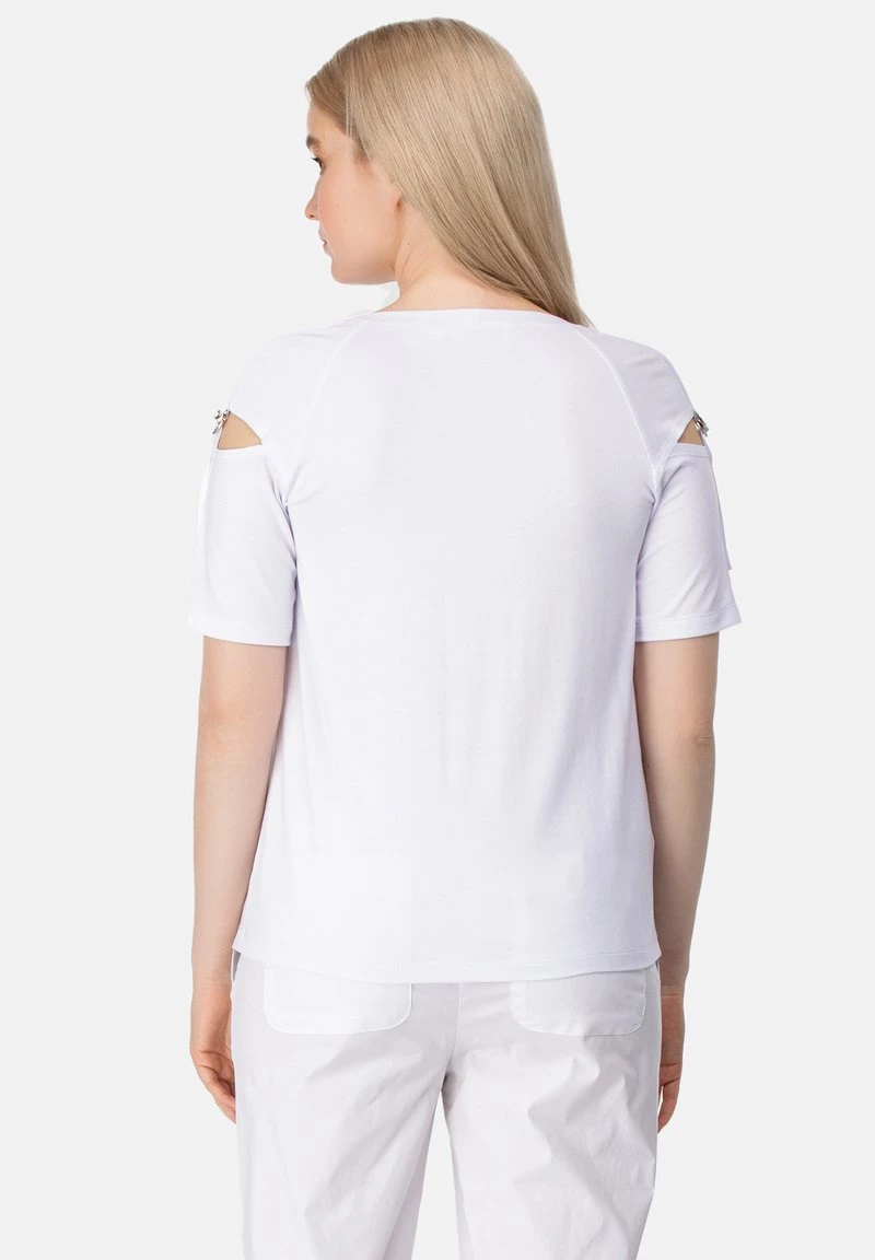 HELMIDGE Blouse Weiss Femme 4 HELMIDGE Blouse Weiss Femme – Image 2
