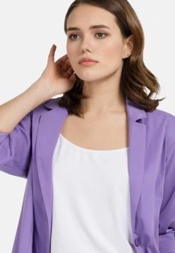 HELMIDGE MIT REVERSKRAGEN Manteau Court Lila Femme -HELMIDGE Soldes Boutique 7ebcd00cb9ff4a93a5b8671dbc23d3b2