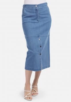 HELMIDGE Jupe Crayon Blau Femme