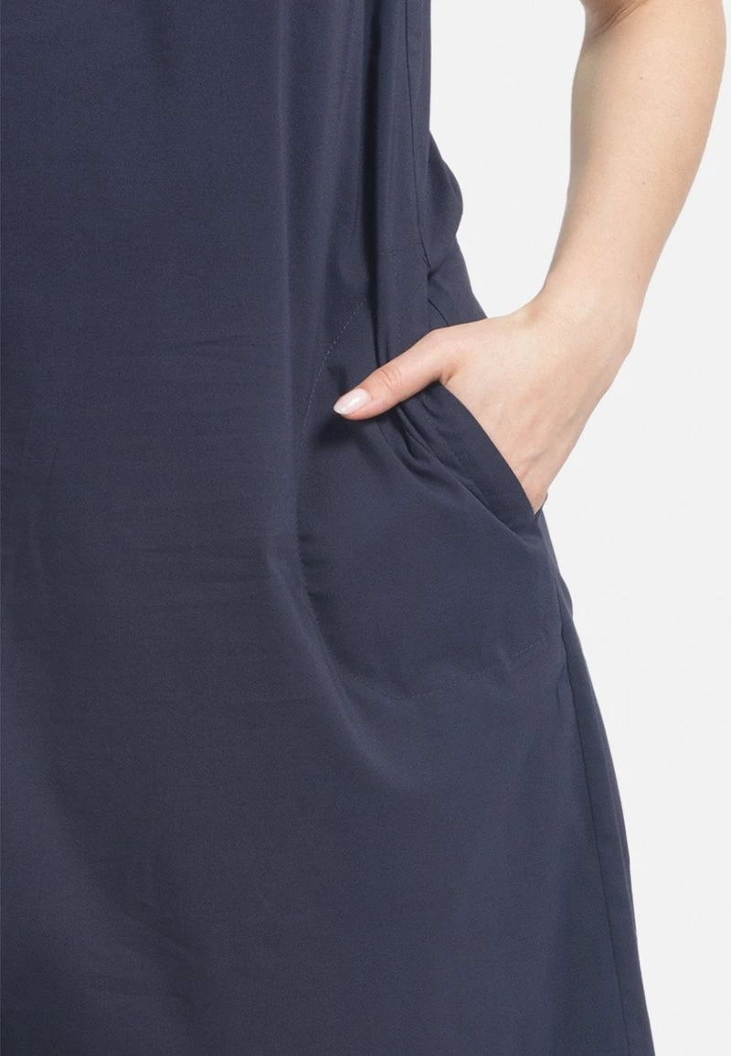 HELMIDGE OHNE ÄRMEL Robe De Jour Dunkel Blau Femme 6 HELMIDGE OHNE ÄRMEL Robe De Jour Dunkel Blau Femme – Image 4