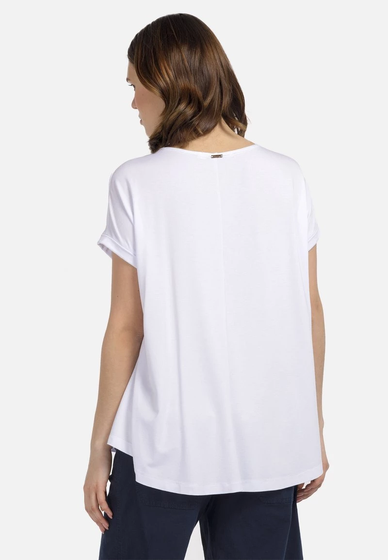 HELMIDGE Femme T Shirt Basique Weiss 5 HELMIDGE Femme T Shirt Basique Weiss – Image 3