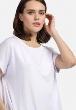 HELMIDGE Femme T Shirt Basique Weiss 11 HELMIDGE Femme T Shirt Basique Weiss -HELMIDGE Soldes Boutique 85b677180cf34005b2a535be3d23ed1d