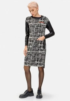 HELMIDGE Femme Robe De Jour Schwarz