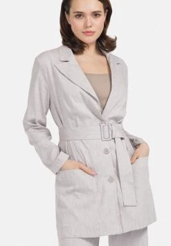HELMIDGE Femme Manteau Court Beige