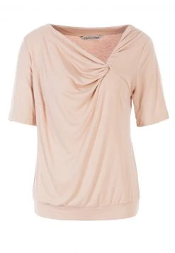 HELMIDGE Femme KNOTEN AUSSCHNITT Blouse Pulver -HELMIDGE Soldes Boutique 87ee687a763f44e698aed7c4a04ce9ea
