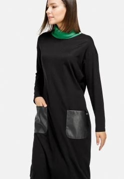 HELMIDGE Robe Pull Schwarz Femme -HELMIDGE Soldes Boutique 8962b036c26040eda07bc0ff26547794