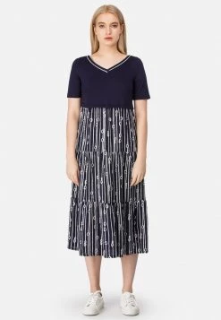 HELMIDGE Femme Robe De Jour Blau