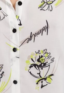 HELMIDGE MIT PRINT Chemisier Weiss Femme -HELMIDGE Soldes Boutique 89b351ec6ee14943bec92074b945f41d