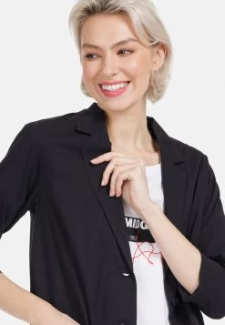 HELMIDGE MIT REVERSKRAGEN Manteau Court Schwarz Femme -HELMIDGE Soldes Boutique 8a7b36318e0144e499d4ae3fafc5cd8f