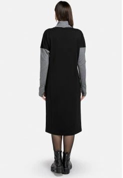 HELMIDGE Femme Robe En Jersey Black -HELMIDGE Soldes Boutique 8b11473ae5fc40179a98f9dffe25fed2