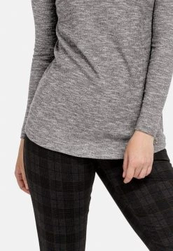 HELMIDGE Pullover Khaki Femme -HELMIDGE Soldes Boutique 8bf7c542efeb407da545c781a211a63c