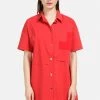 HELMIDGE Femme LONGBLUSE LANGBLUSE Chemisier Rot 2 HELMIDGE Femme LONGBLUSE LANGBLUSE Chemisier Rot -HELMIDGE Soldes Boutique 8c00a7054a4546968c1a3e873282bac5
